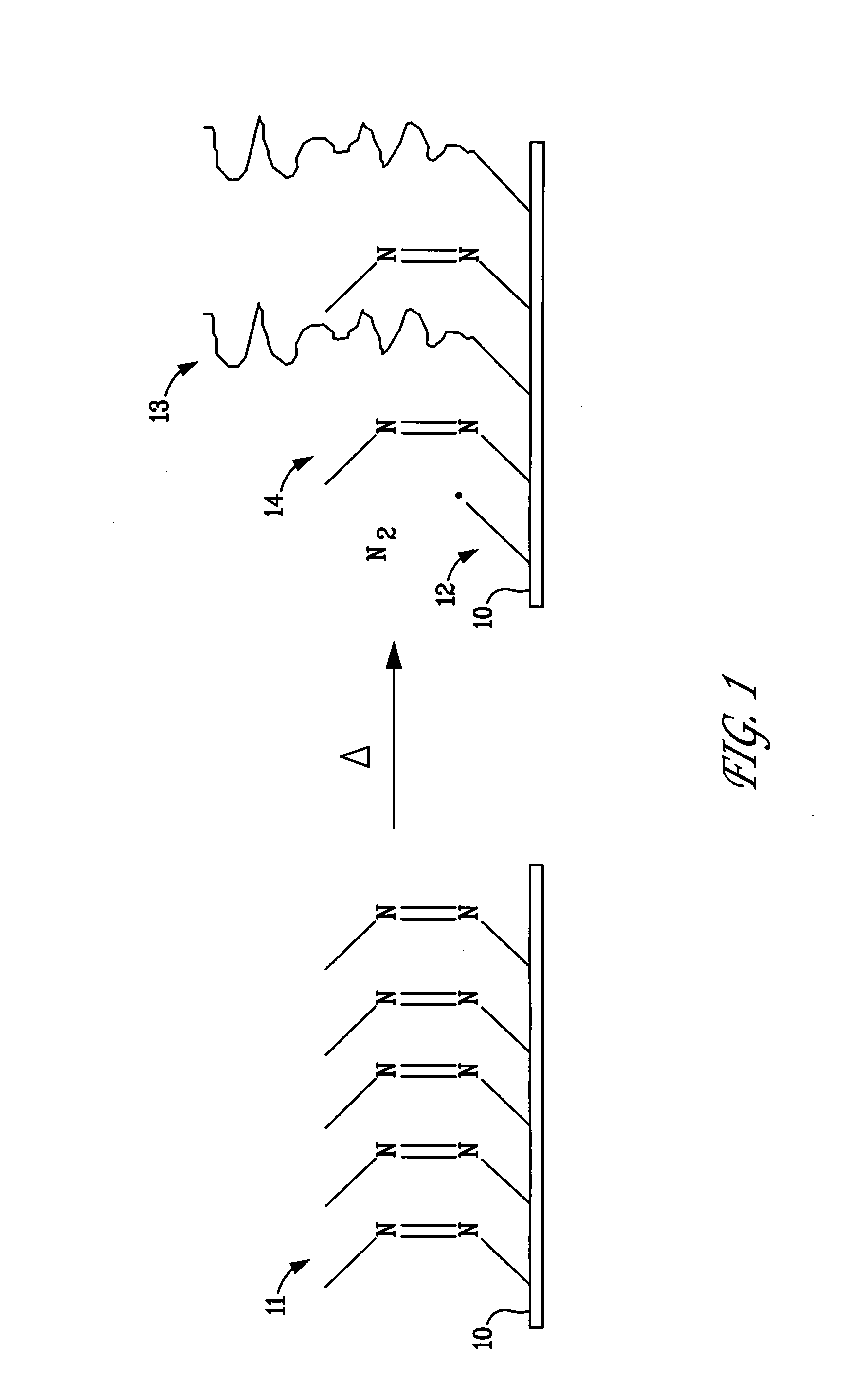 Nanopatterns by phase separation of patterned mixed polymer monolayers