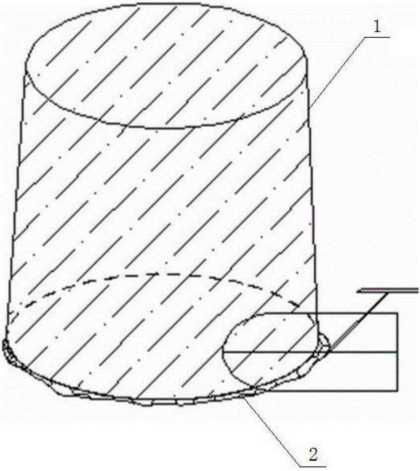 Sealing method for impermeability test of concrete