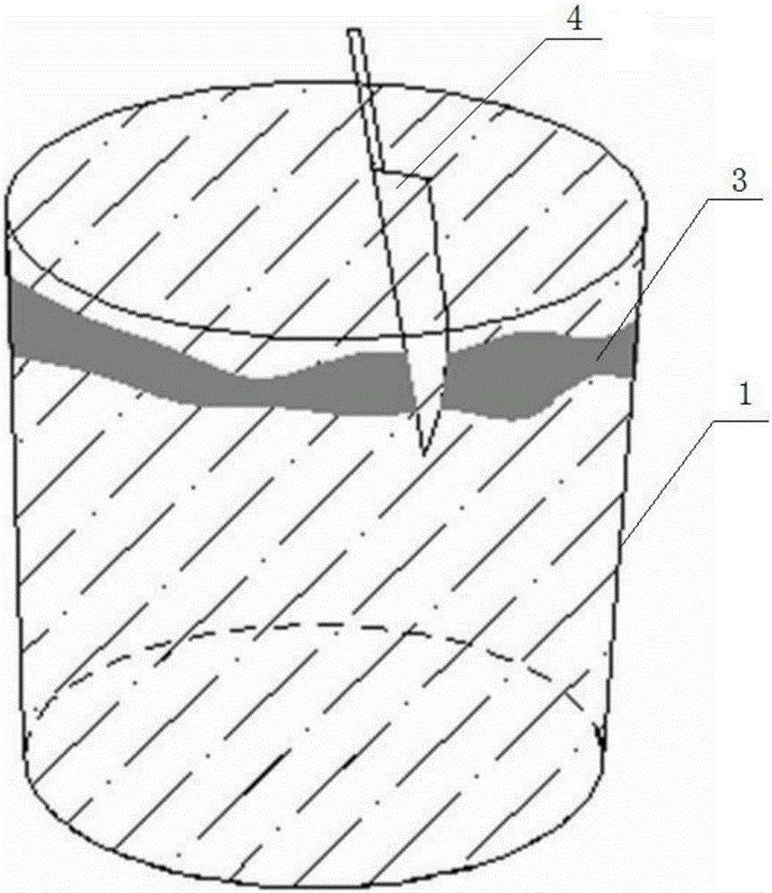 Sealing method for impermeability test of concrete