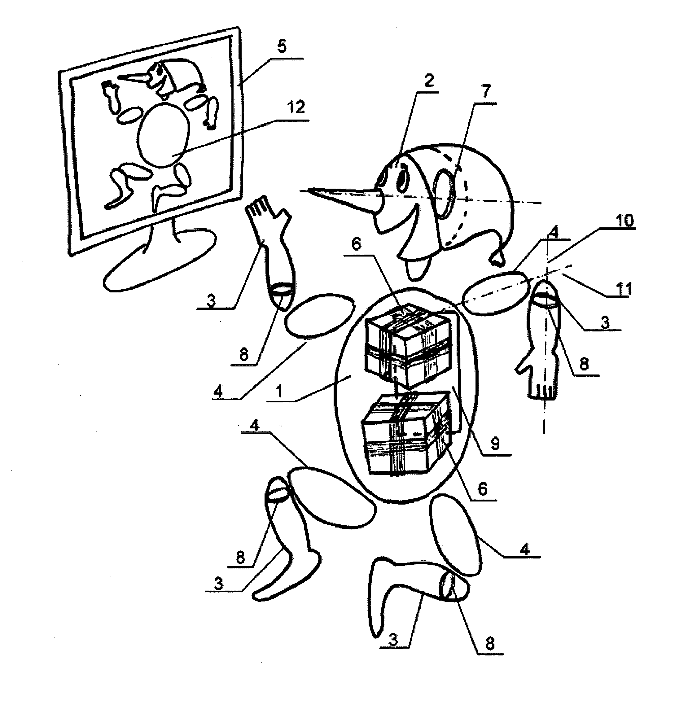 Method and system for determination of one or more limbs of one or more toy devices