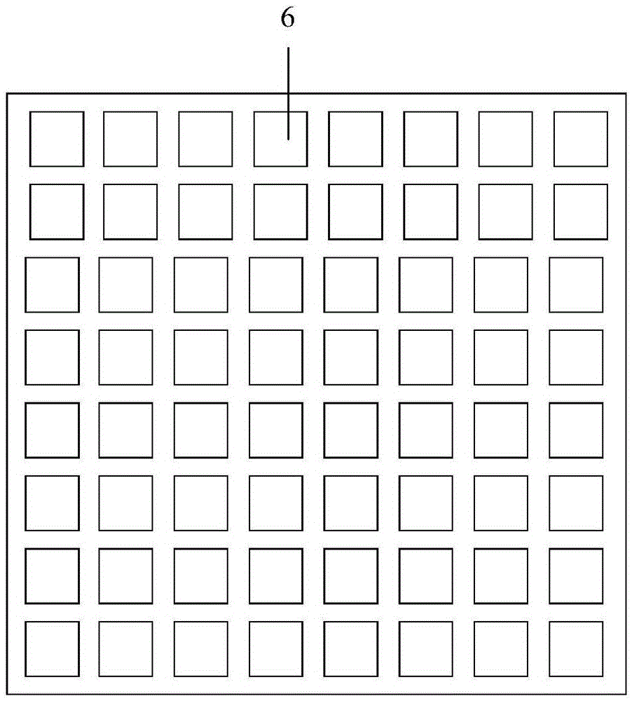 Electrochromic device for screening solid inorganic electrochromic materials at high throughput and manufacturing method of electrochromic device