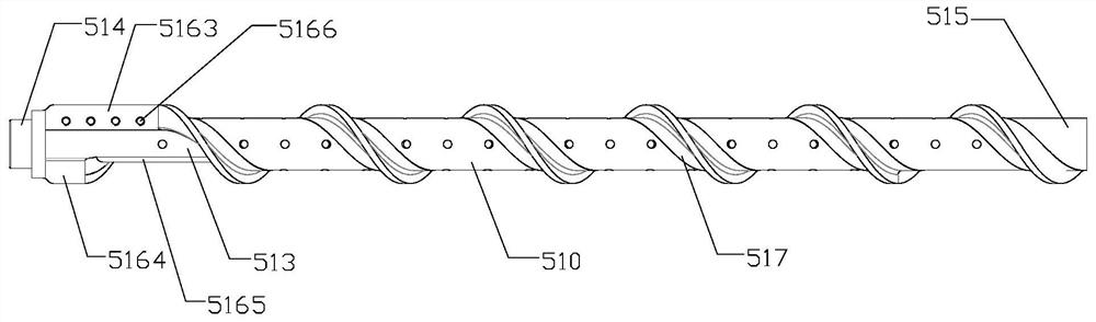 Spiral pusher, energy enhancing rod pushing device and shock wave generating device