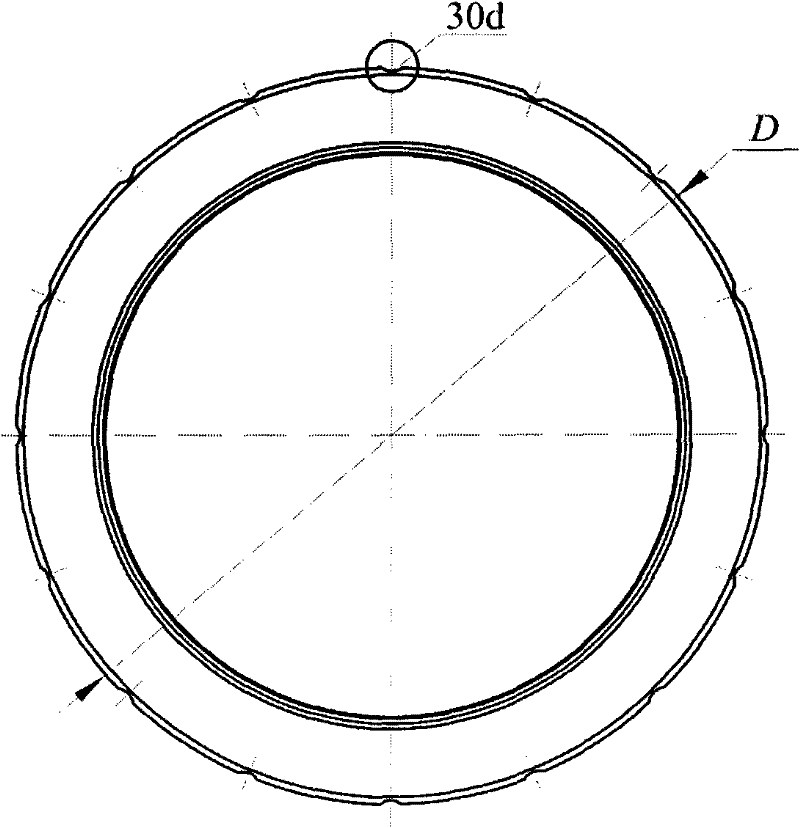 Automobile water pump bearing sealing device