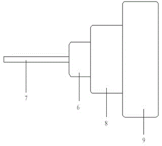 Cable outlet system for high voltage cable oscillatory wave partial discharge detection system