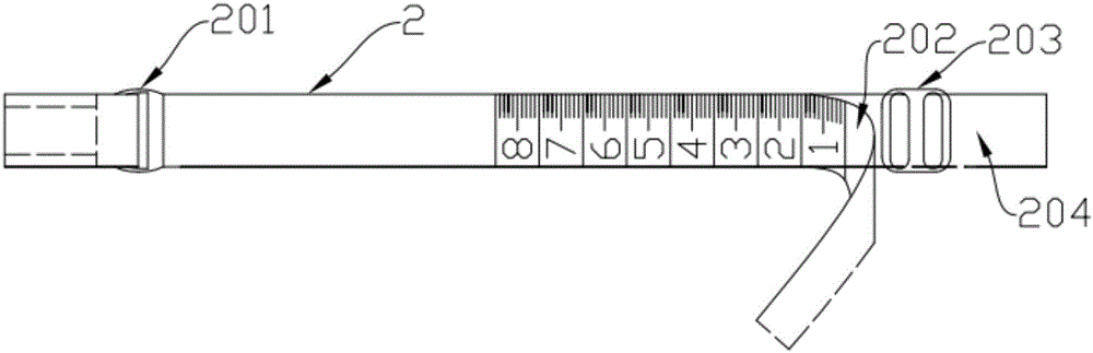 Measuring clothing, and measuring clothing-based measuring method