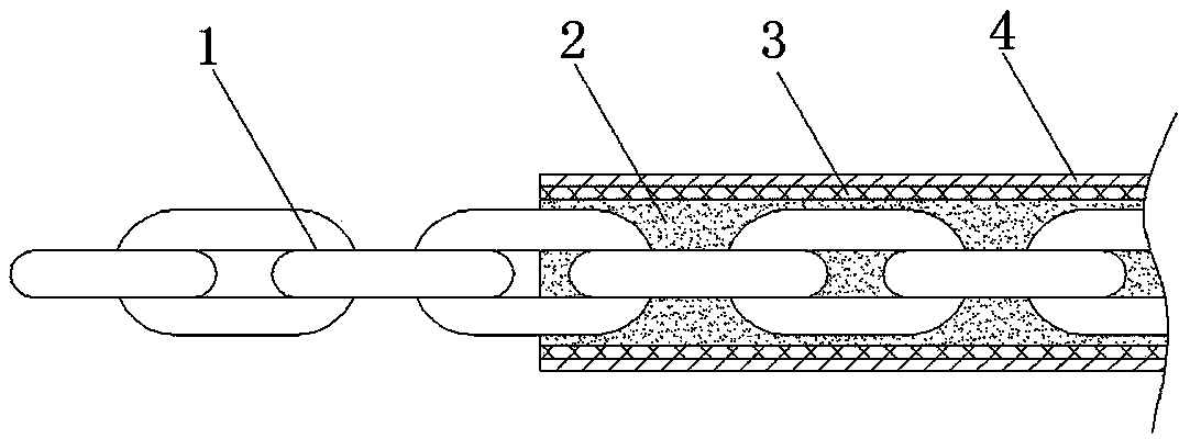 Novel elevator balance compensation chain