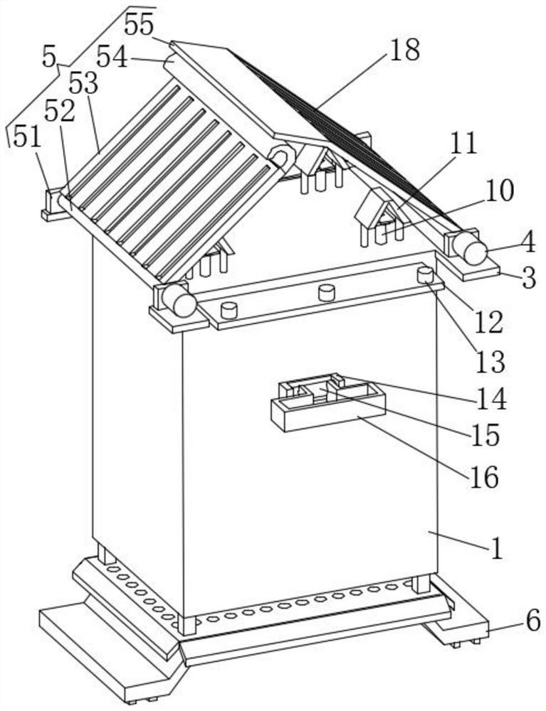 Electric power waterproof sealing alternating current distribution box