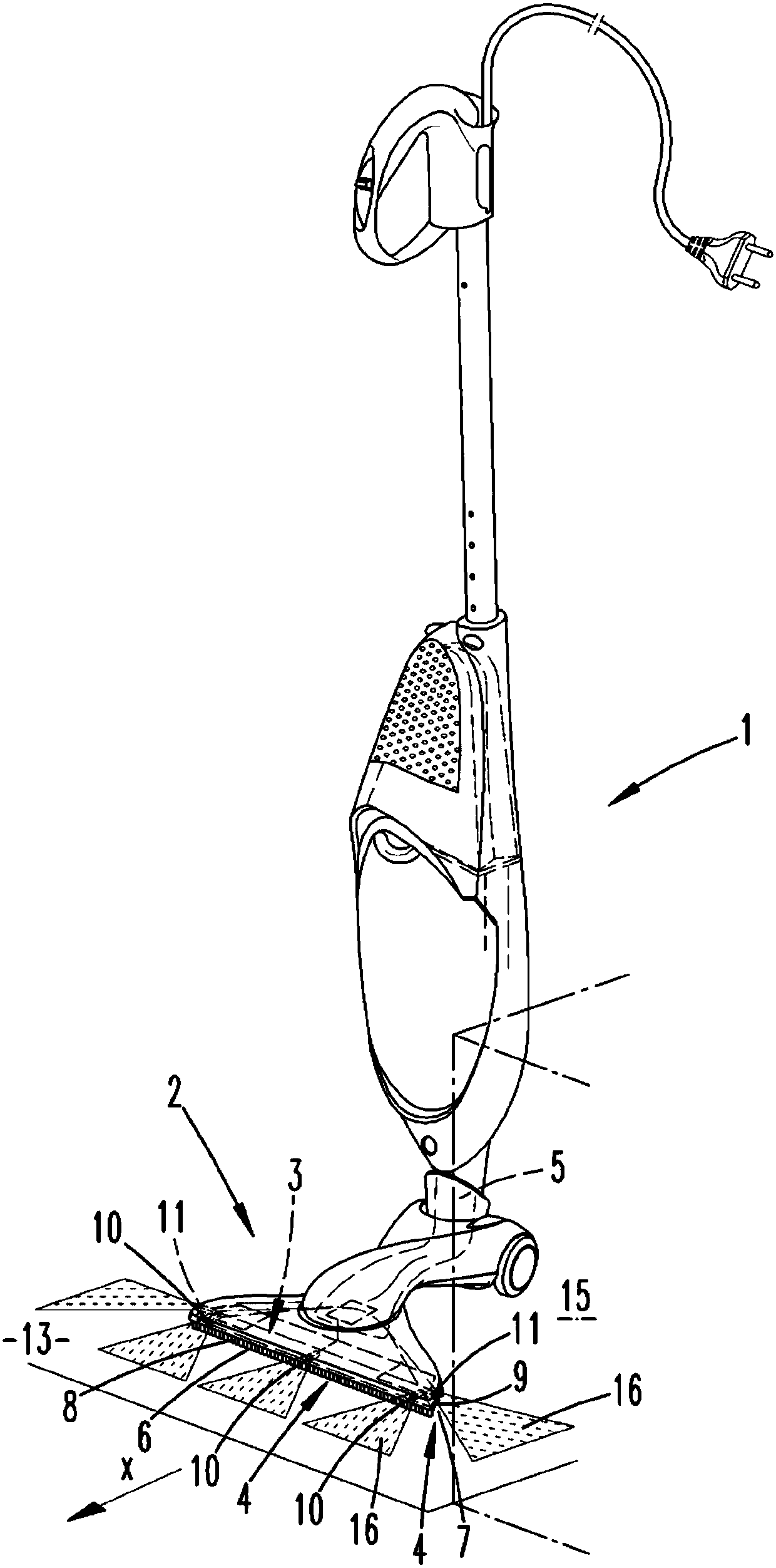 Suction nozzle for a vacuum cleaner