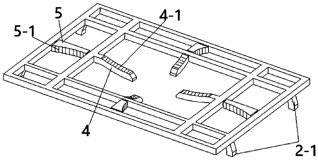 A sunken cooker that prevents the pot from slipping