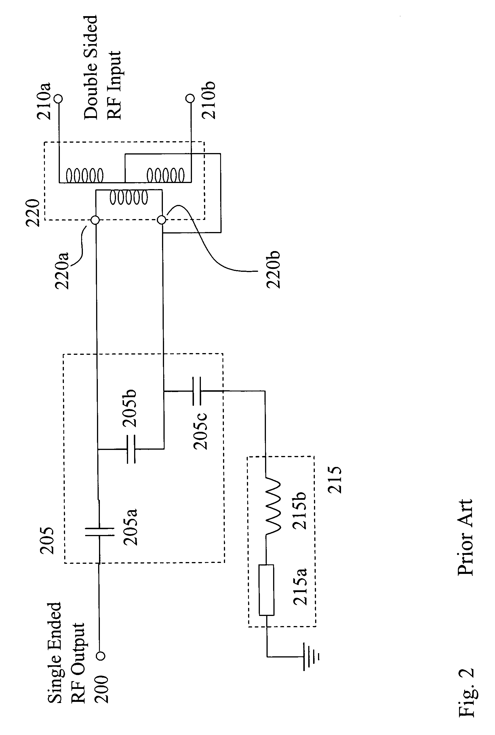 Switched impedance transformer for semiconductor circuits