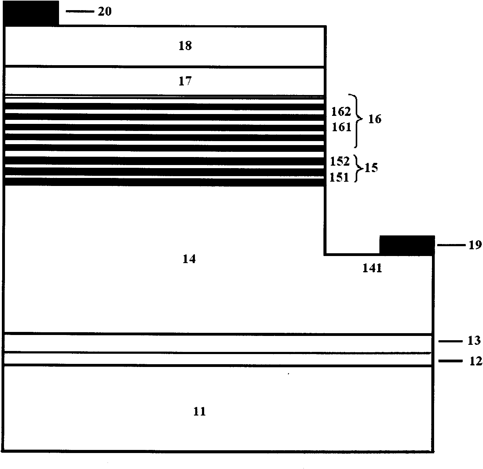 Manufacturing method of modulation-doped gallium nitride series light-emitting diode