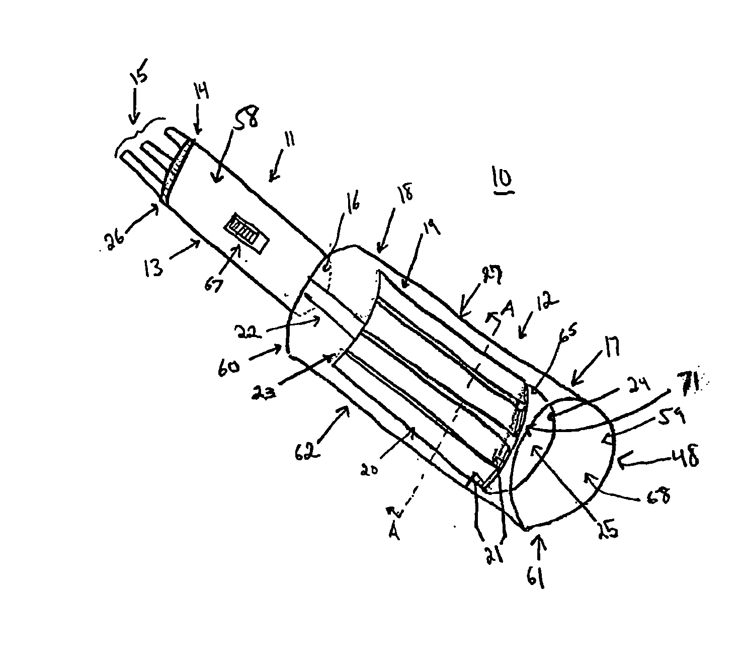 Apparatus and method for stiffening tissue