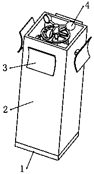 Anemometer capable of protecting parabolic cone empty cup