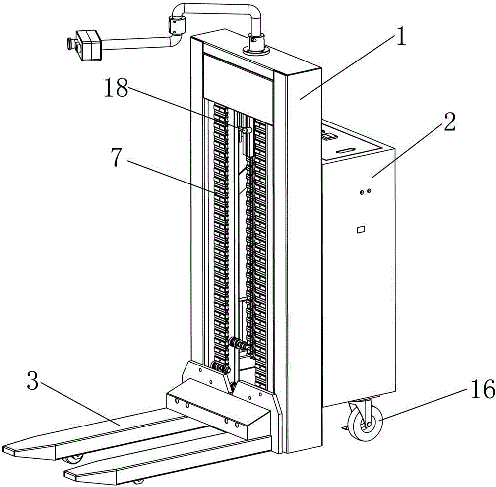 Electric forklift