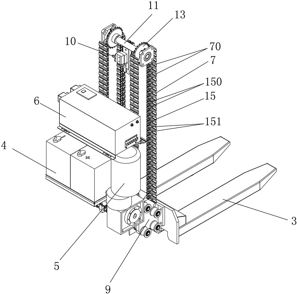 Electric forklift