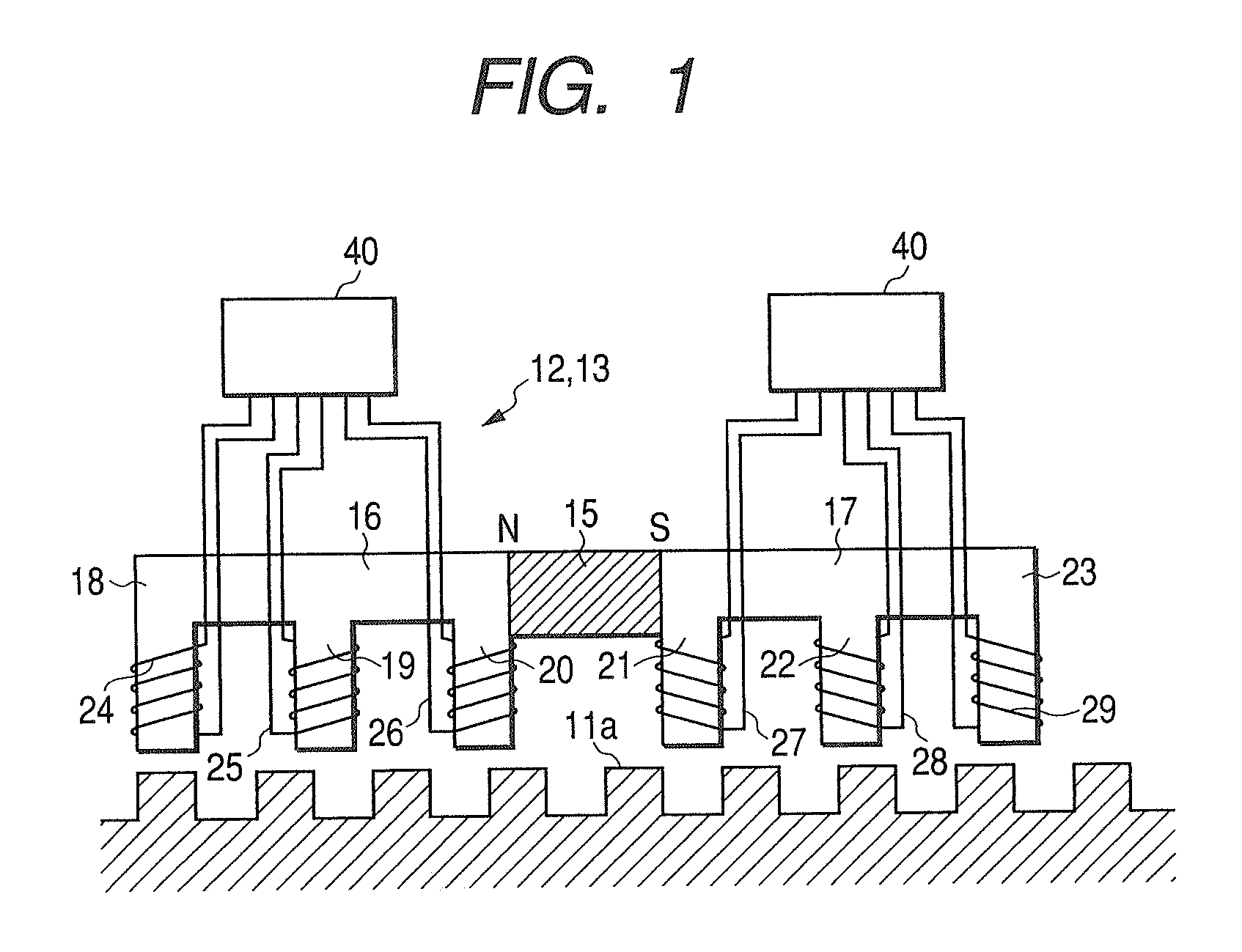 Game machine using self-propelled members