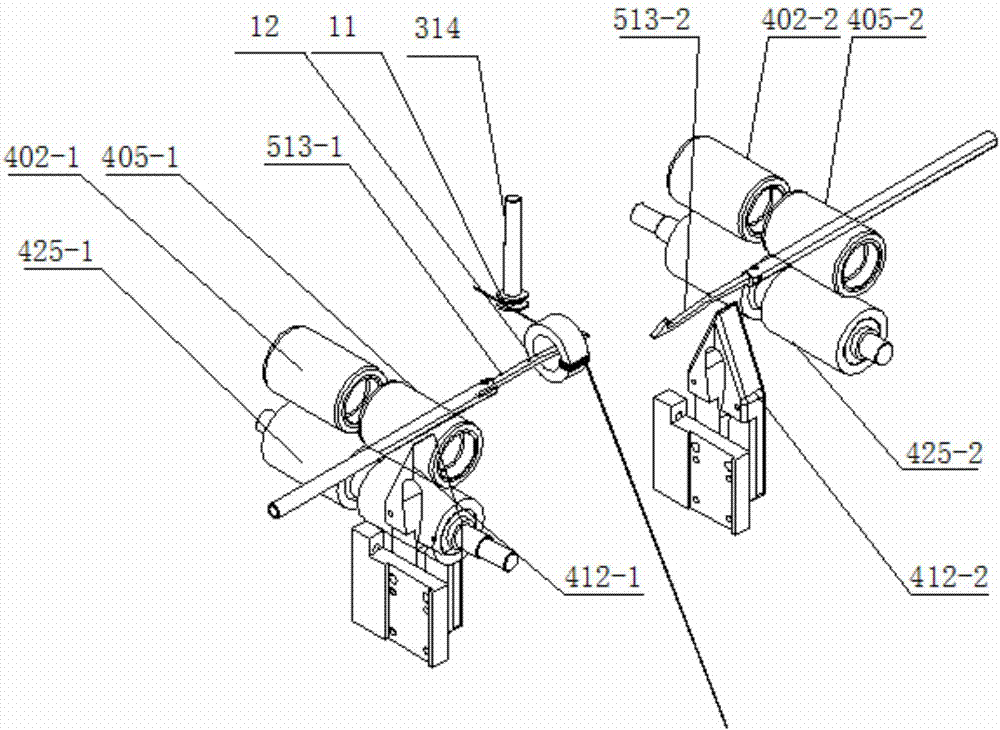 Long-travel magnetic ring winding machine