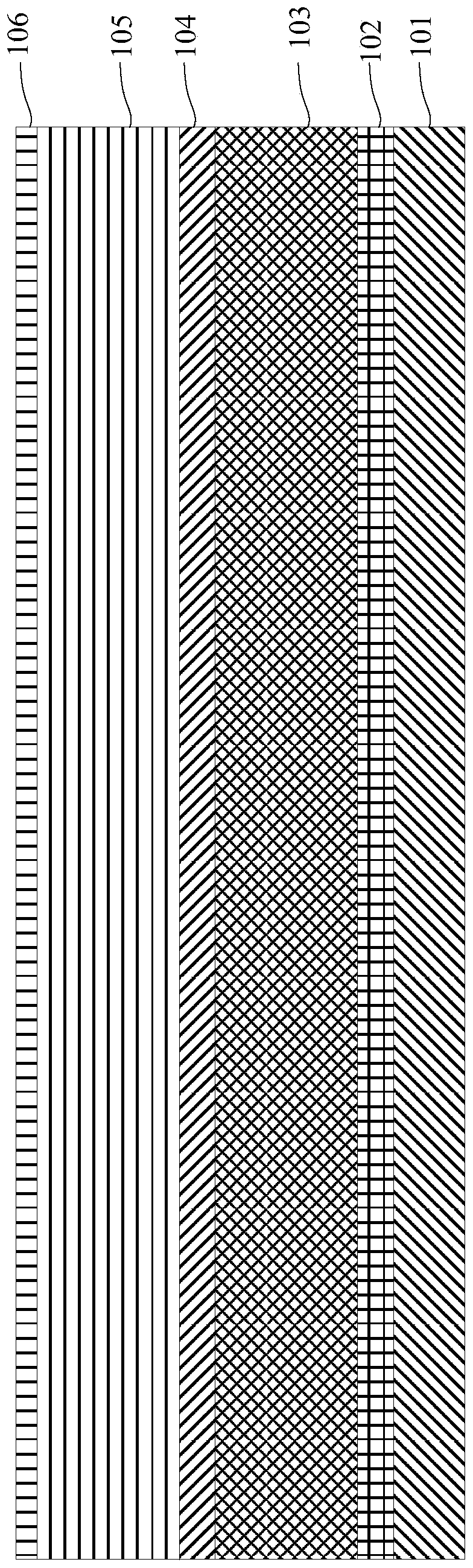 Vertical cavity surface emitting laser array and manufacturing method and application thereof