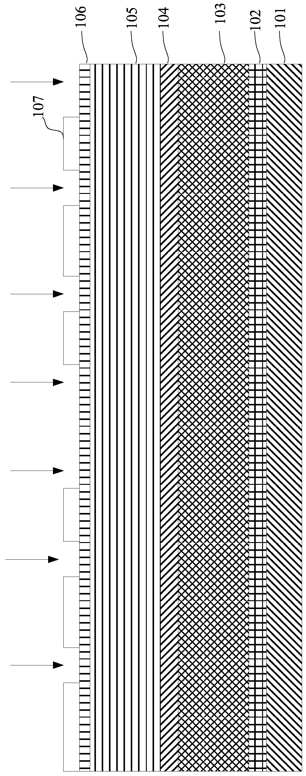 Vertical cavity surface emitting laser array and manufacturing method and application thereof