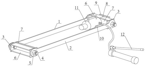 Pier wood pressing tool