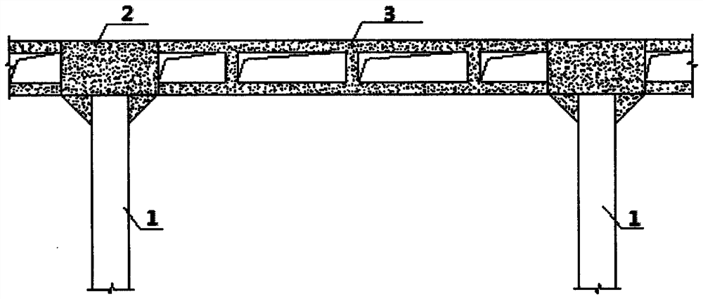 Floor system comprising box beams and construction method thereof