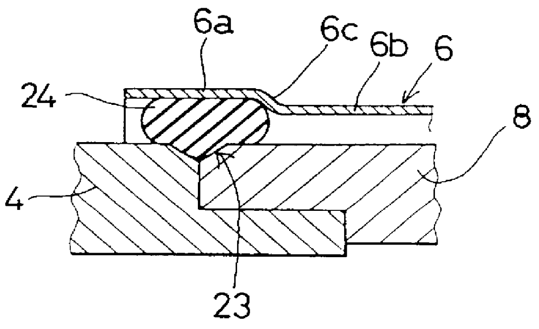 Brush holding device