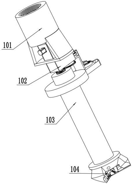 A hybrid pdc drill bit for cutting and breaking rock