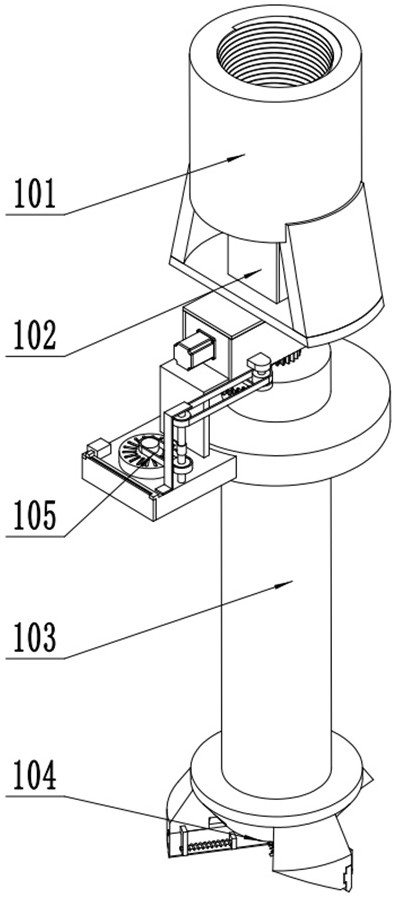 A hybrid pdc drill bit for cutting and breaking rock