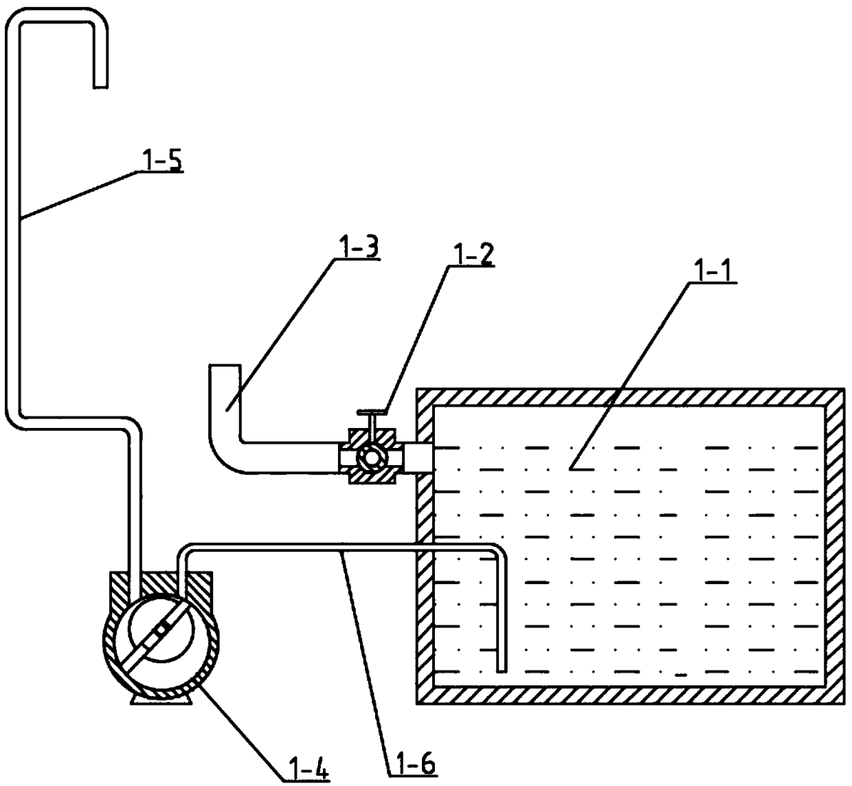 A tidal power generation demonstration device simulating tidal environment