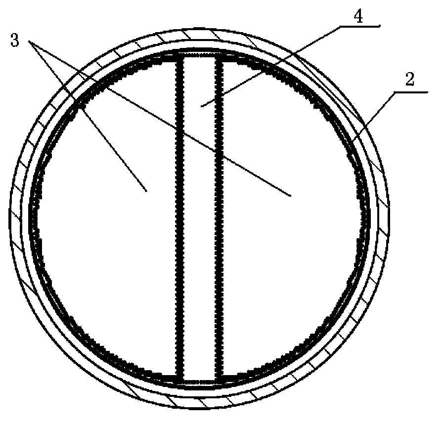 Novel supporting device for steam generator heat exchange tubes of pressurized water reactor nuclear power plant