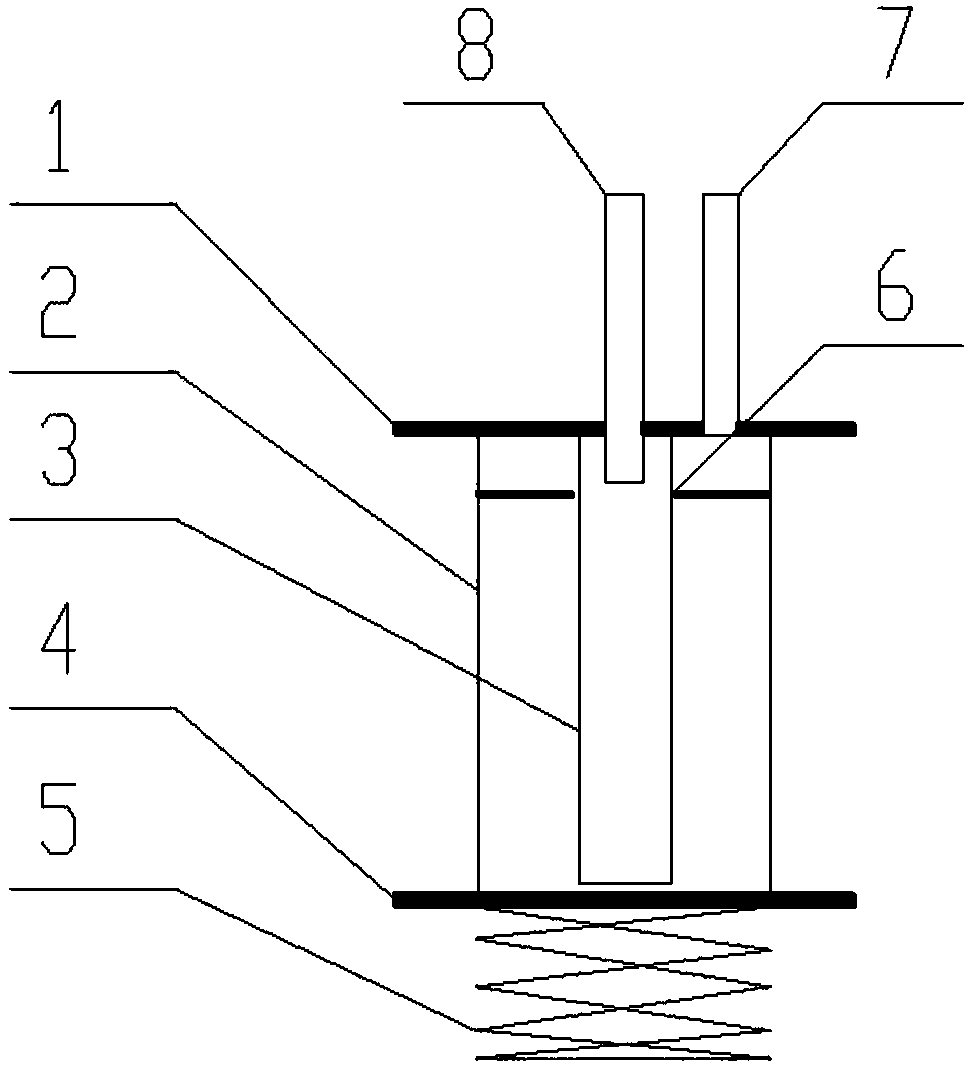 Oxalate deposited slurry filtering device