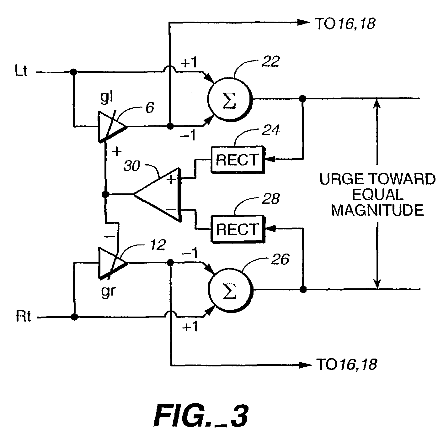 Method for apparatus for audio matrix decoding