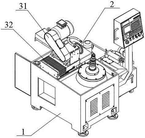 Numerical control tooth grinding method of circular saw blade