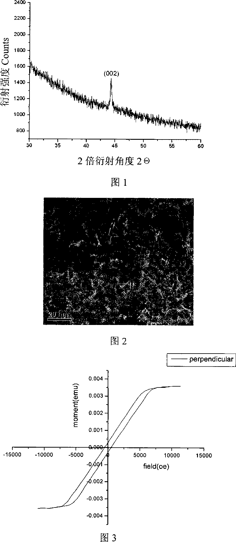 Cobalt-vanadium super-high density vertical magnetic recording medium and method for making same