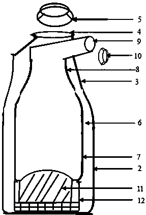 Portable rapidly-heating device and application thereof