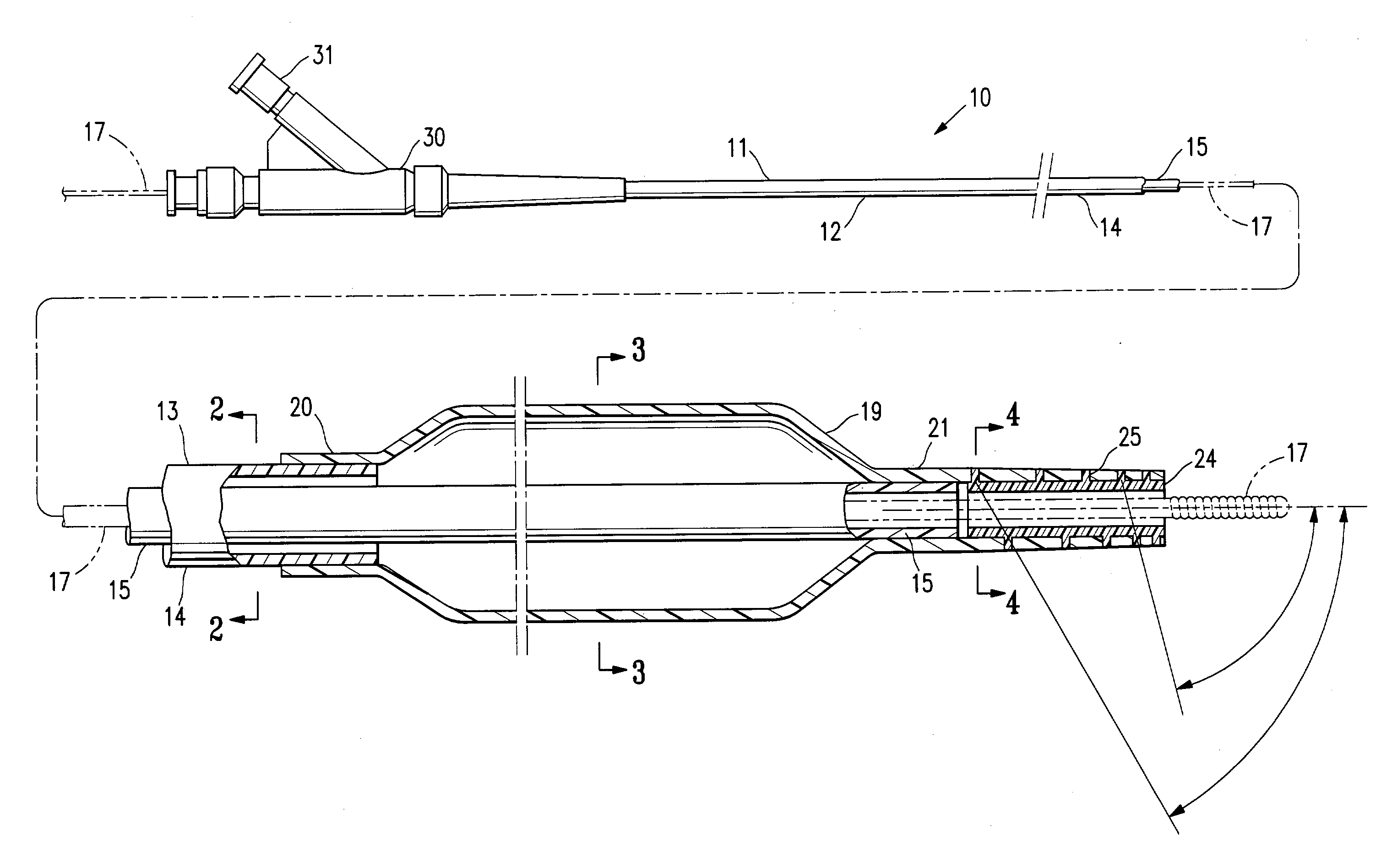 Balloon catheter having a spiral cut distal end