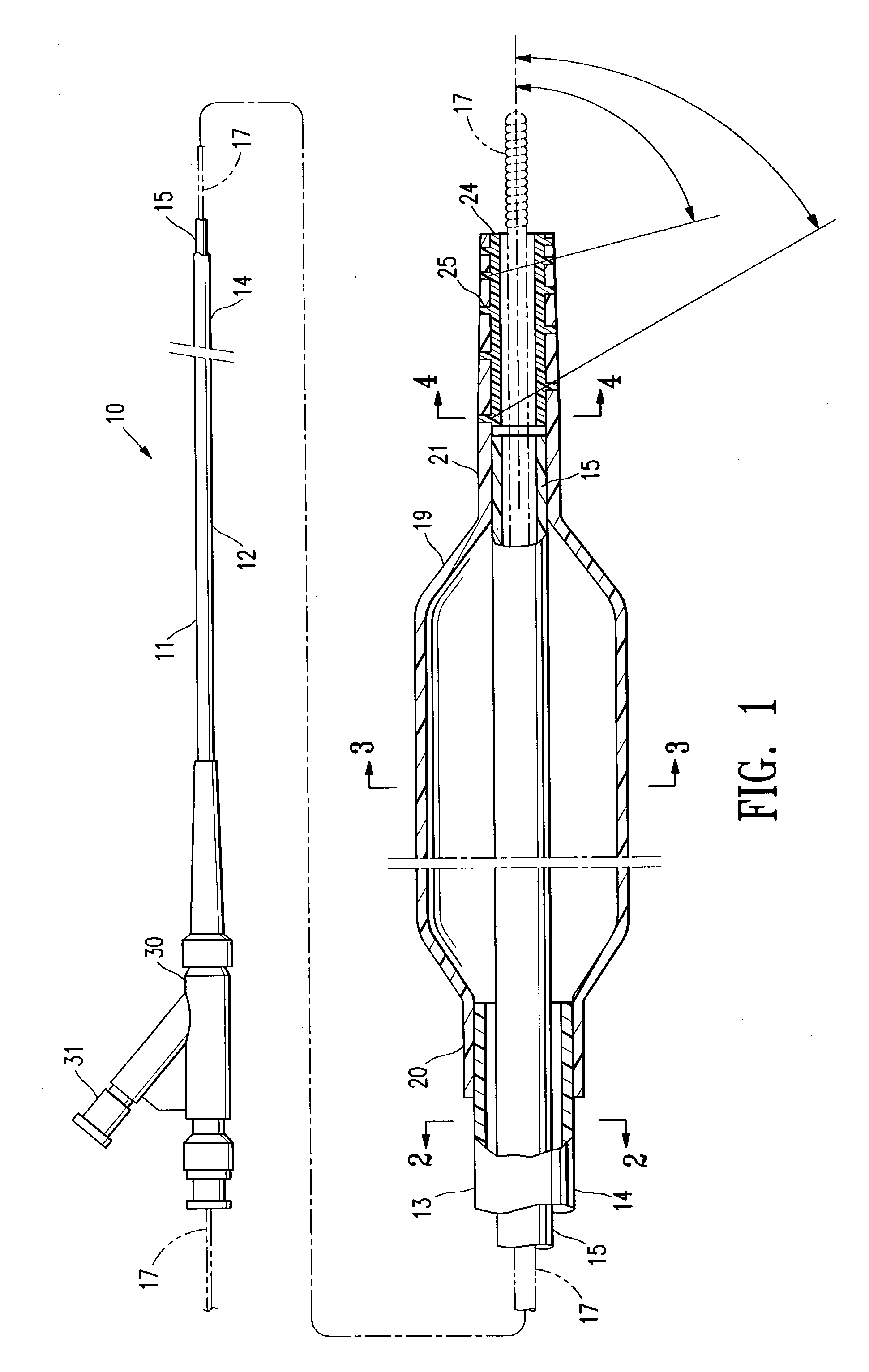 Balloon catheter having a spiral cut distal end