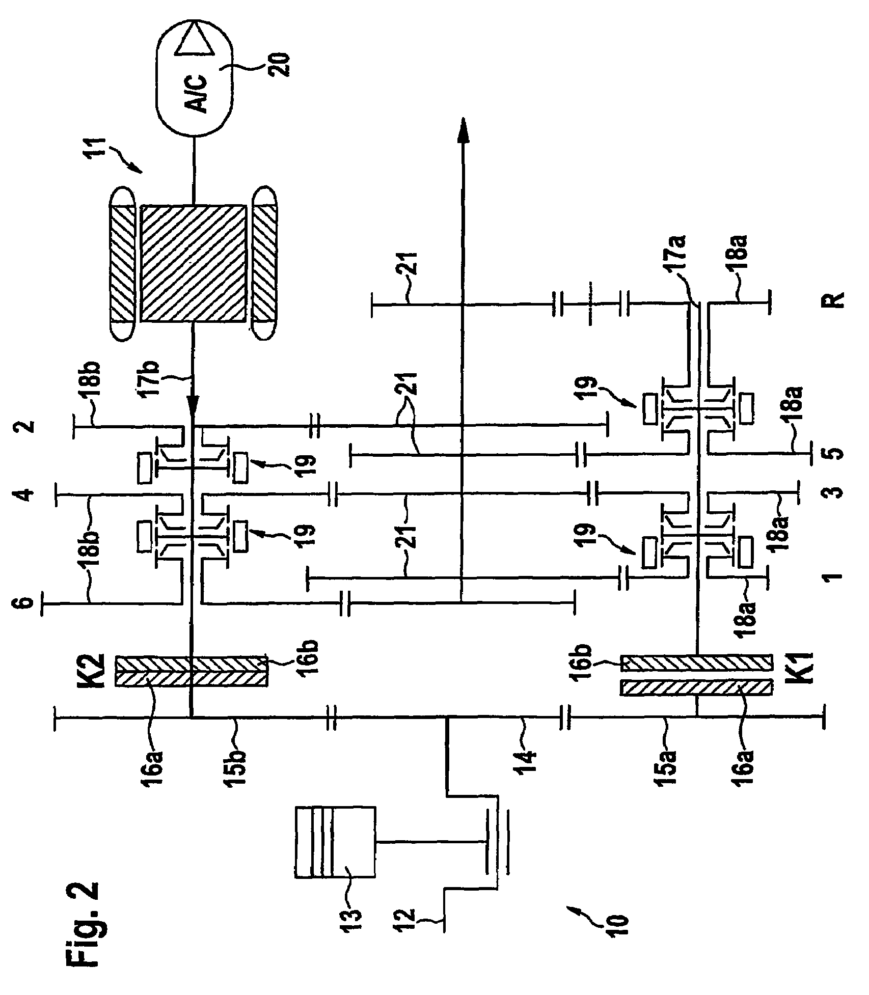 Automotive drive train and method for reducing chatter in the same