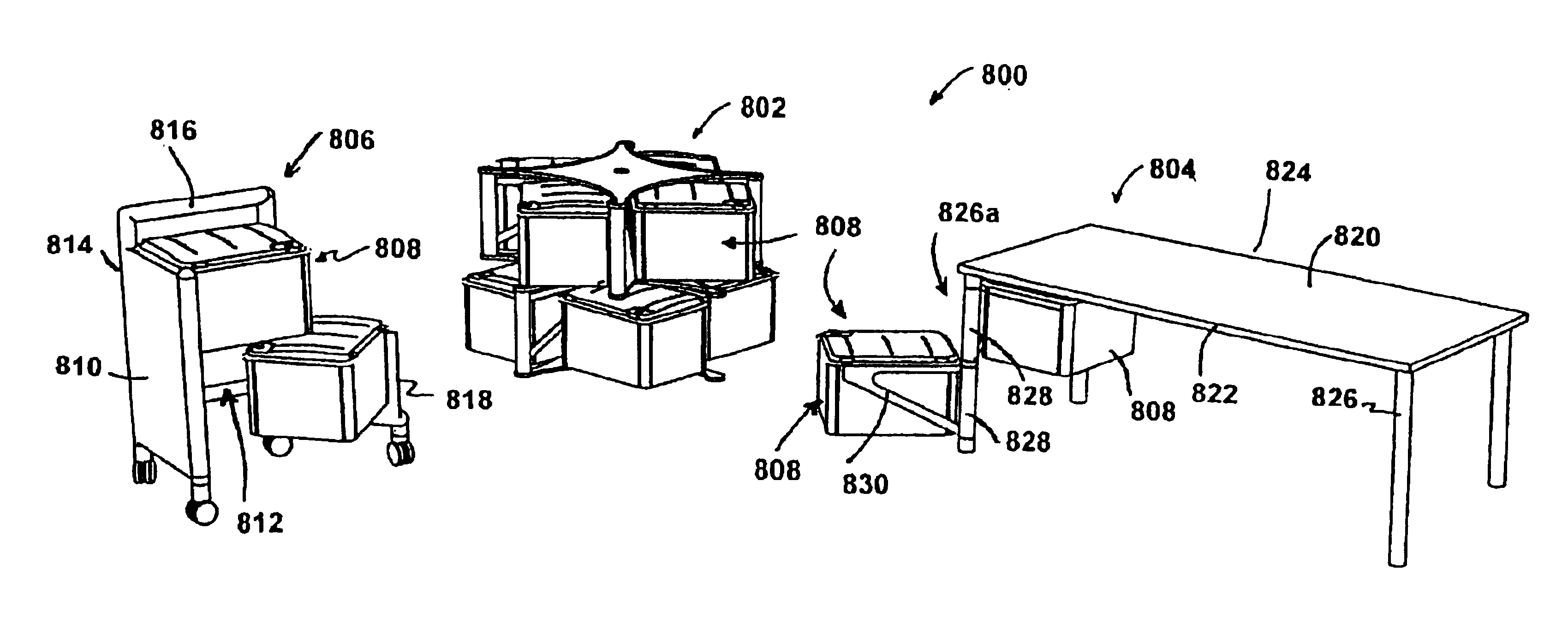 Carrousel file cabinet