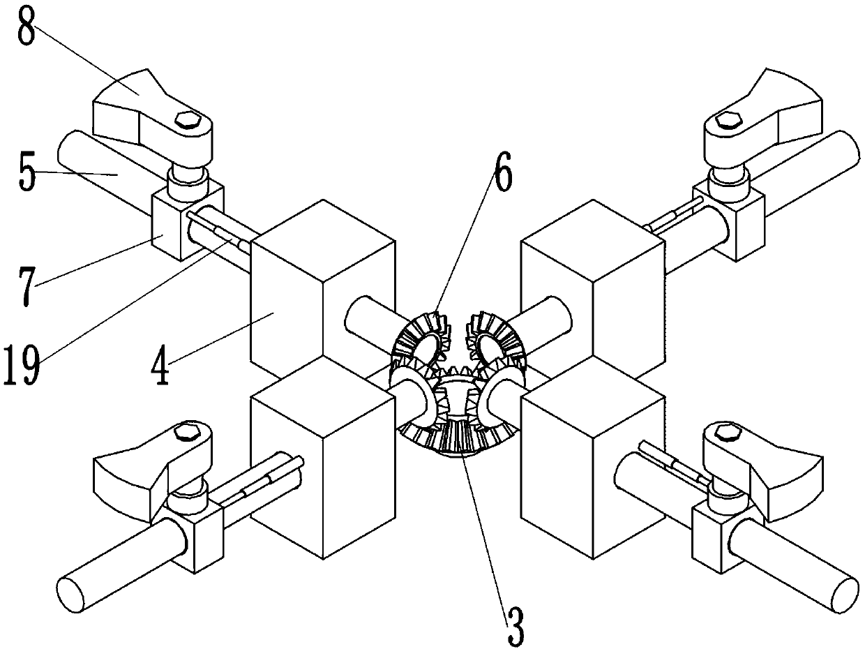 Automobile hub grinding device