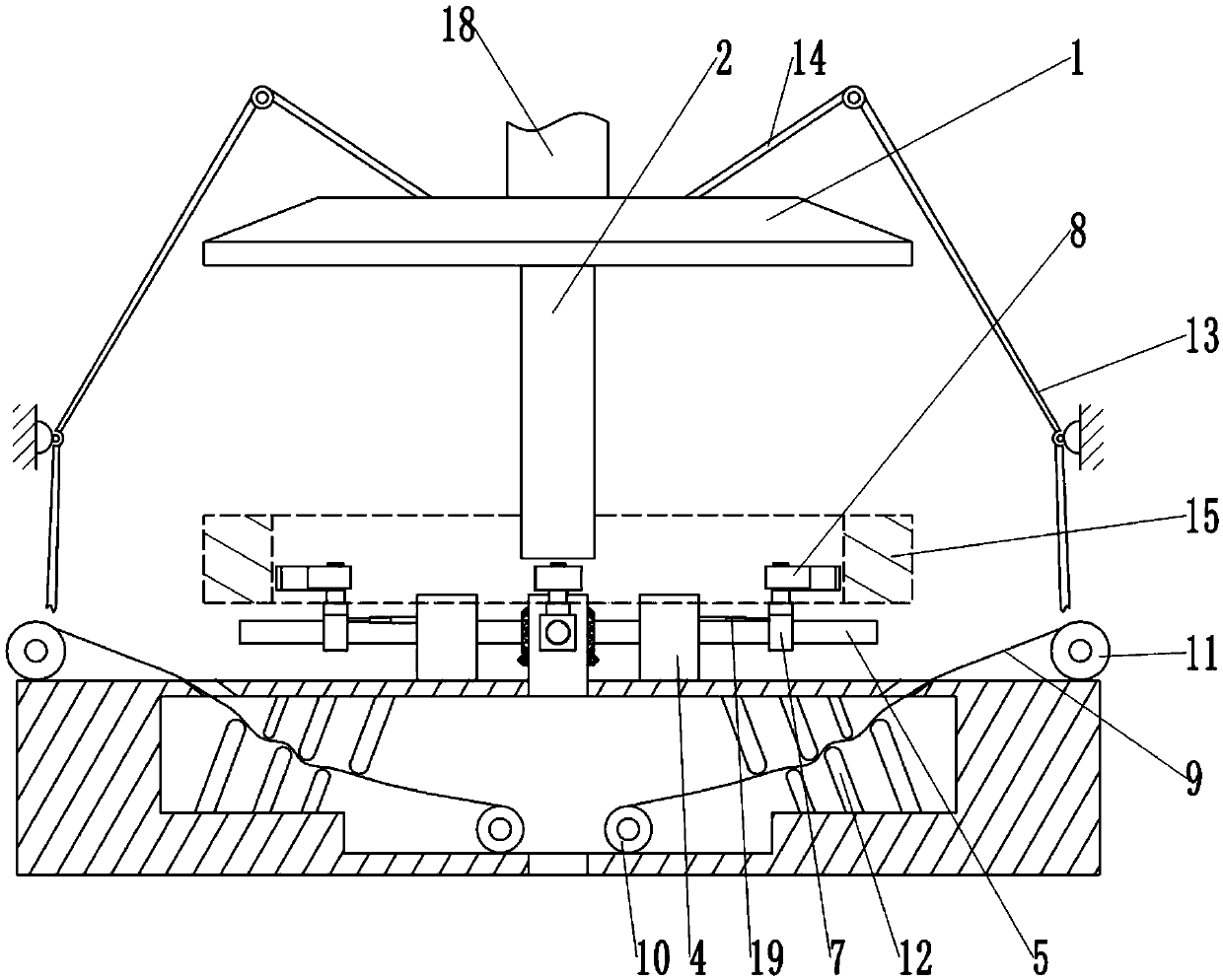 Automobile hub grinding device