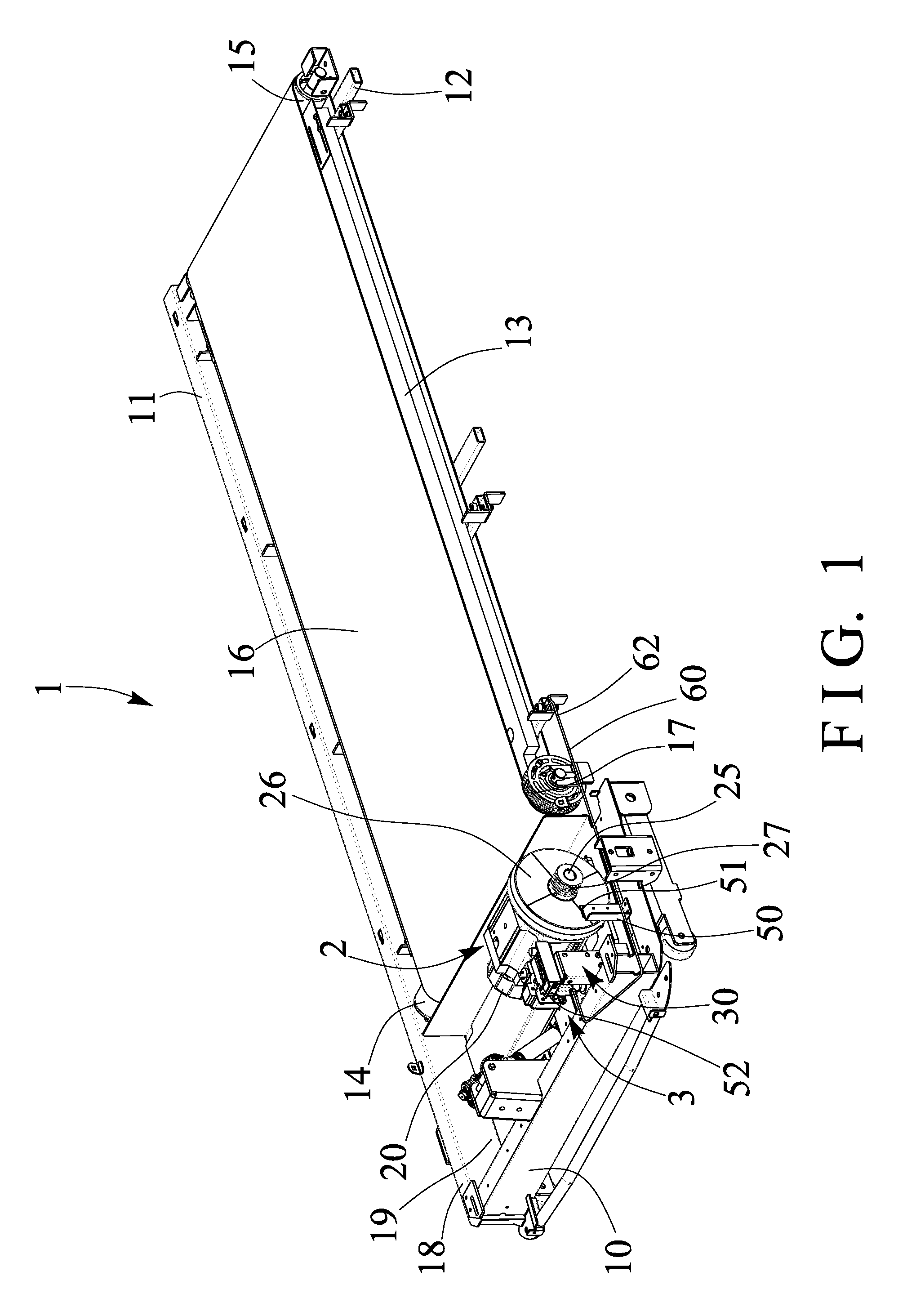 Treadmill lubricating mechanism