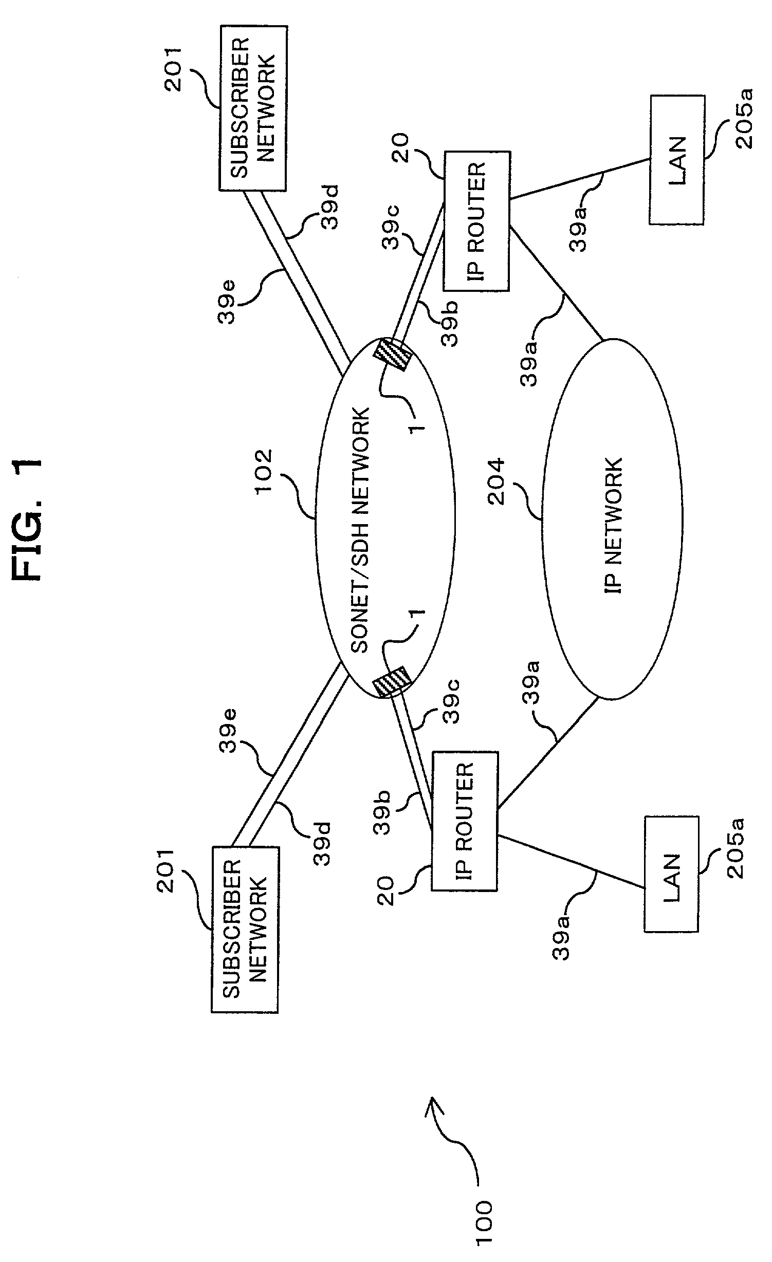 Transmitter, SONET/SDH transmitter, and transmission system