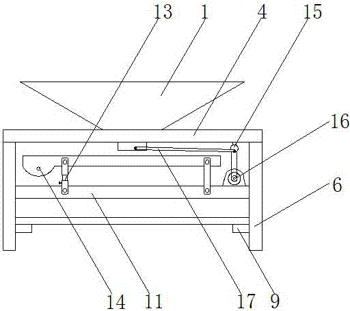 Self-blanking vibrating screen