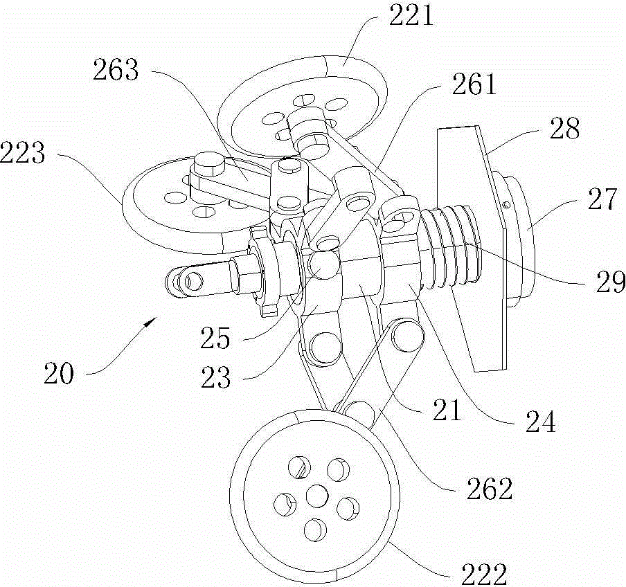 Self-adaptive drain pipeline dredging robot