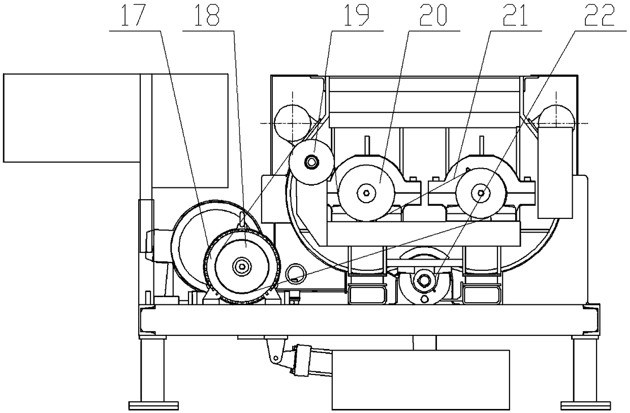 Asphalt mixture vibrating mixing indoor test operation method and device