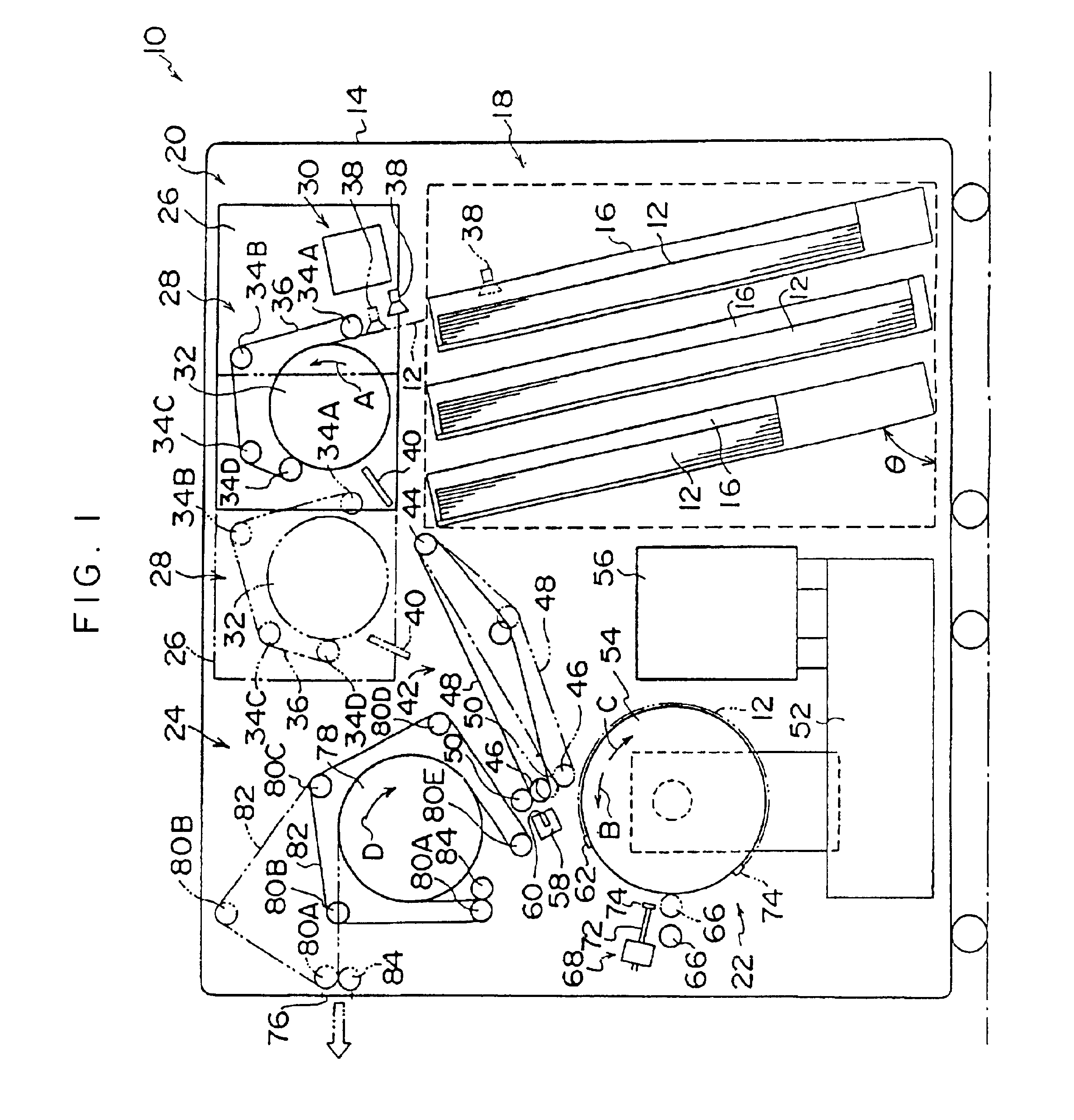 Mechanism for correcting unbalance of a rotor