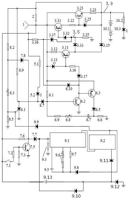 Constant-current type mixed pulse charging device