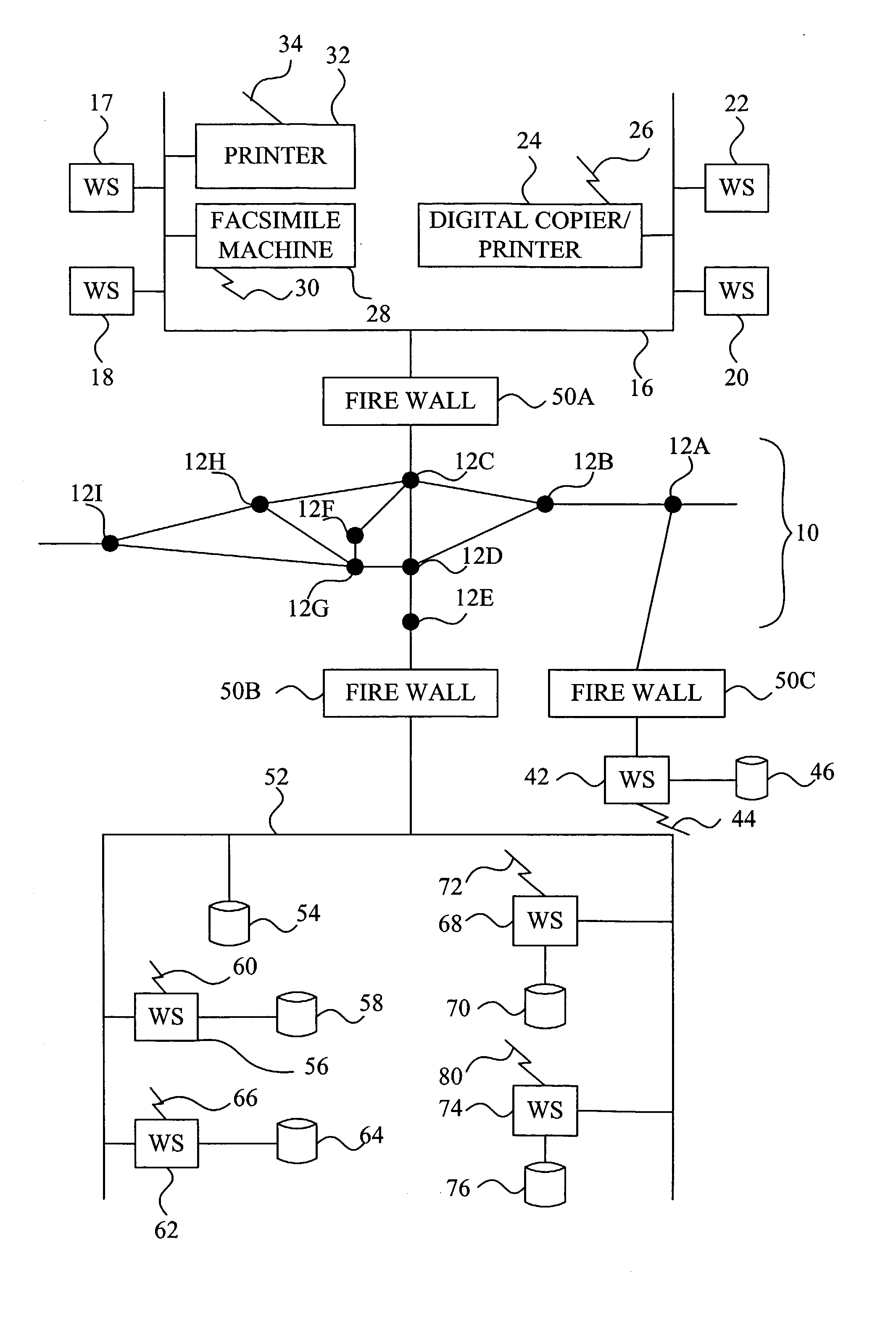 Method and system of remote monitoring and support of devices, including handling Email messages having message types specified within the Email message