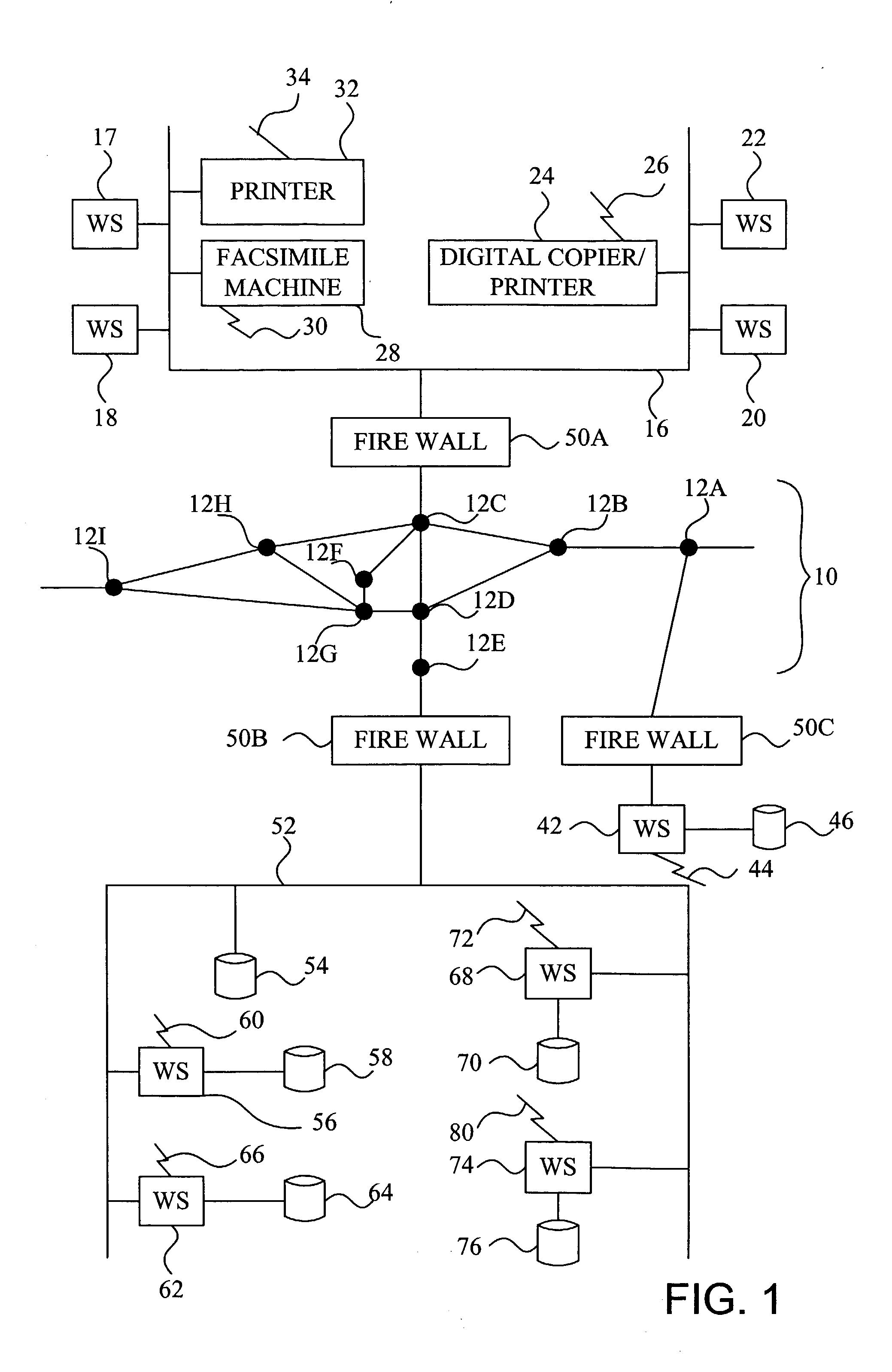 Method and system of remote monitoring and support of devices, including handling Email messages having message types specified within the Email message